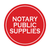 Signs ByLITA Circle Notary Public Supplies Wall or Door Sign
