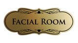 Designer Facial Room Wall or Door Sign