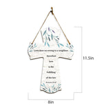 Love does no wrong to a neighbor; therefore love is the fulfilling of the law. Romans 13:10 11.5" x 8" Cross Hanging Sign | Rustic Twine | Inspiring Religious Bible Decor