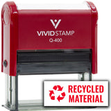 All Quality Recycled Material Self-Inking Rubber Stamp