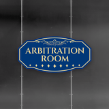 Victorian Plus Arbitration Room Wall or Door Sign | Legal and Courtroom Decoration