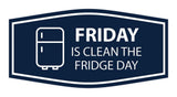 Signs ByLITA Fancy Friday Is Clean The Fridge Day Wall or Door Sign