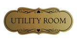 Signs ByLITA Designer Utility Room Wall or Door Sign