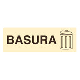 Signs ByLITA Basic Basura Wall or Door Sign