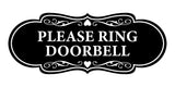 Signs ByLITA Designer Please Ring Doorbell Wall or Door Sign