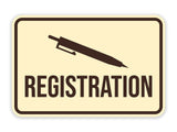 Classic Framed Registration Wall or Door Sign