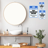 Portrait Round Plus Good Housekeeping This Is Your Home Away From Home Please Help Keep It Clean Door or Wall Sign | Office Housekeeping Signage