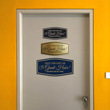 Signs ByLITA Fancy Give the Gift of Great Hair! Ask About Our Gift Cards Easy Installation | Durable Construction | Barbers | Grooming and Styling | Hair Wall or Door Sign