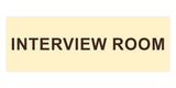 Basic Interview Room Wall or Door Sign