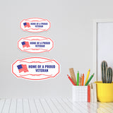Victorian Plus Home of a Proud Veteran Wall or Door Sign| Honor Veterans with Military Signs | US Pride | Businesses and Homes