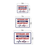 Classic Framed Plus Veterans Are Our Nation’s Heartbeat Door or Wall Sign | 2nd Amendment Protection