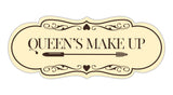 Signs ByLITA Designer Queen's Makeup Area Wall or Door Sign