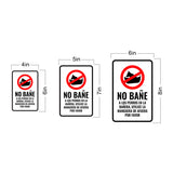 Portrait Round Plus No bañe A Los Perros En La Bañera, Utilice La Manguera de Afuera Por favor Wall or Door Sign | Spanish | Home Indications