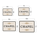 Classic Framed Plus Chapel — Wall or Door Sign | Funeral and Memorial Services - Room & Area - Sign