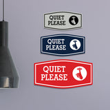 Signs ByLITA Fancy Quiet Please Wall or Door Sign