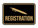 Classic Framed Registration Wall or Door Sign
