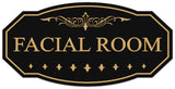 Signs ByLITA Victorian Facial Room Wall or Door Sign - Easy Installation | Durable Wall or Door