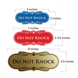 Designer Do Not Knock Wall or Door Sign