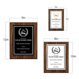 Bobsleigh Customizable Wooden Award Plaque | Easel Mount Option | Achievement and Recognition Personalizable Plaques | Sports Award