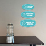 Victorian Plus Hydration Station Wall or Door Sign | Business & Public Signage