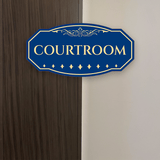Victorian Plus Courtroom Wall or Door Sign | Legal and Courtroom Signage