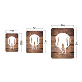 Portrait Round Plus - Fun Rude Restroom Wall or Door Sign | Fun Restroom Sign