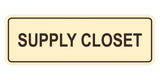 Signs ByLITA Standard Supply Closet Wall or Door Sign | Office Signage