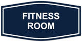 Signs ByLITA Fancy Fitness Room Sign | Durable Plastic | Vibrant Colors | Powerful Foam Tape