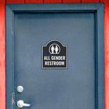 All Gender Restroom' Headstone ? Wall/Door Restroom & Hygiene Sign