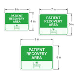 Classic Framed Plus Patient Recovery Area Door or Wall Sign | Hygiene and Safety Signage
