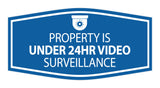 Signs ByLITA Fancy Property Is Under 24hr Video Surveillance Wall or Door Sign