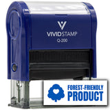 All Quality Forest-Friendly Product Self-Inking Rubber Stamp