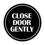 Signs ByLITA Circle Close Door Gently Wall or Door Sign
