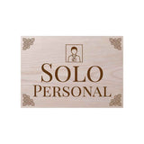 Classic Framed Plus Solo Personal Door or Wall Sign | Spanish - Office Room & Area Signs