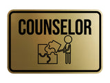 Classic Framed Counselor Wall or Door Sign