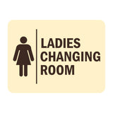 Signs ByLITA Classic Framed Ladies Changing Room Wall or Door Sign