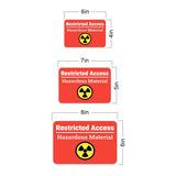 Classic Framed Plus Restricted Access - Hazardous Material Door or Wall Sign | Safety and Maintenance