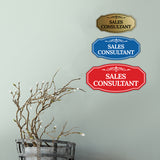 Signs ByLITA Victorian Sales Consultant Graphic Wall or Door Sign