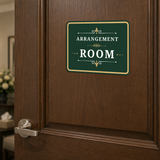 Classic Framed Plus Arrangement Room — Wall or Door Sign | Funeral and Memorial Services - Room & Area - Sign
