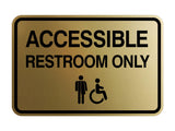 Signs ByLITA Classic Framed Accessible Restroom Wall or Door Sign