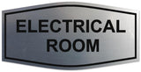 Signs ByLITA Fancy Electrical Room Authorized Personnel Only Sign - Laser-Engraved Lettering | Durable ABS Plastic | Vibrant Colors | Powerful Foam Tape