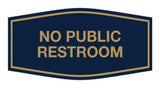 Signs ByLITA Fancy No Public Restroom Sign