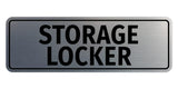Signs ByLITA Standard Storage Locker Wall or Door Sign