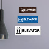 Basic Elevator Wall or Door Sign
