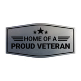 Signs ByLITA Fancy Home of a Proud Veteran Easy Installation | Honor Veterans with Military Signs | US Pride | Businesses and Homes Wall or Door Sign