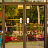 Signs ByLITA Vertical Push and Pull Door Signs (Peace Dove Church Entrance)