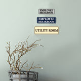 Standard Employee Breakroom Wall or Door Sign