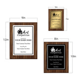 Art Competition Customizable Award Plaque | Easel Mount Option | Achievement and Recognition Personalizable Plaques