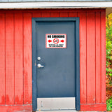 Classic Framed Plus No Smoking Within 15 Feet Of Anywhere Wall or Door Sign | Funny Health & Safety Signage