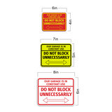 Signs ByLITA Classic Framed Our Garage is in Constant Use, Do Not Block Unnecessarily Wall or Door Sign